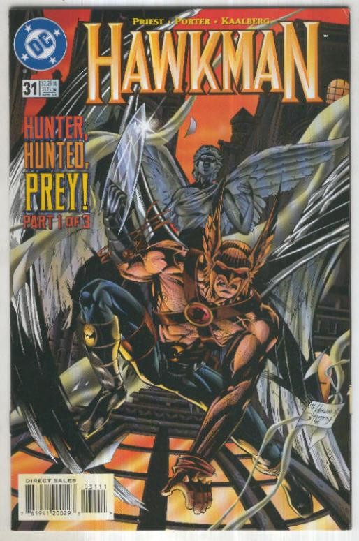 HAWKMAN, Vol.3 No.31: Hunter, Hunted, Prey 1 (DC 1996)