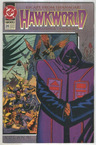 HAWKWORLD, Vol.3 No.24: Escape from Thanagar 10 (DC 1992)