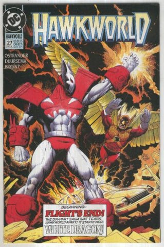 HAWKWORLD, Vol.3 No.27: Flights End, 1 (DC 1992)