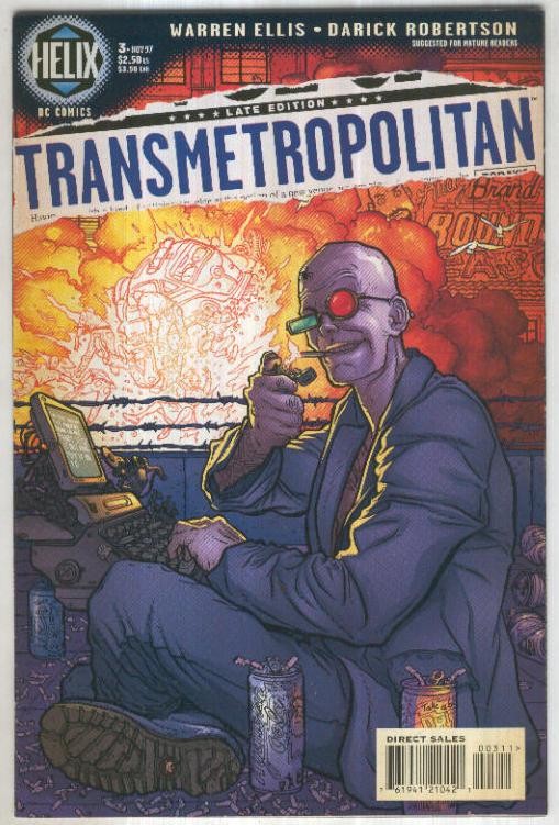 TRANSMETROPOLITAN, Vo.1 No.03: Up on the Roof (DC-HELIX 1997)