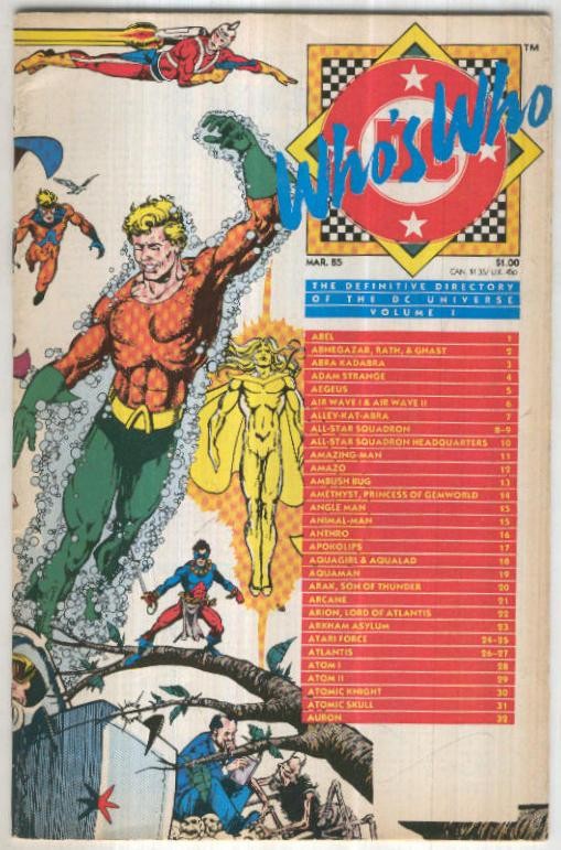 WHO,S WHO No.01: The Infinite Directory of the DC Universe (DC 1984)