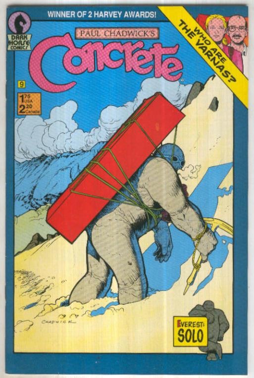 CONCRETE Vol.1 No.09: Everest - SOLO (Dark Horse 1988)