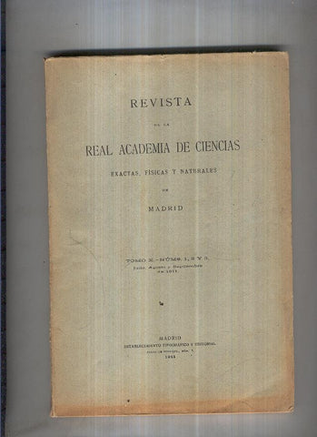 REVISTA DE LA ACADEMIA DE CIENCIAS