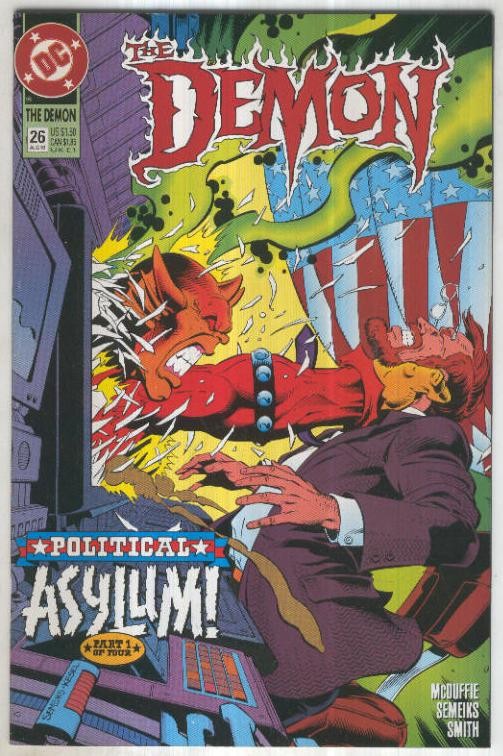 THE DEMON, Vol.2 No.26: Political Asylum 1 (DC 1992)