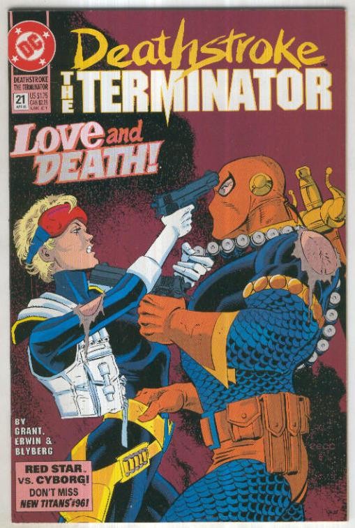 DEATHSTROKE: The Terminator, Vol.1 No.21: Love and Death (DC 1993)
