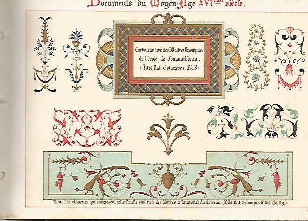LAMINA 2132: Documents du Moyen Age XVI siecle