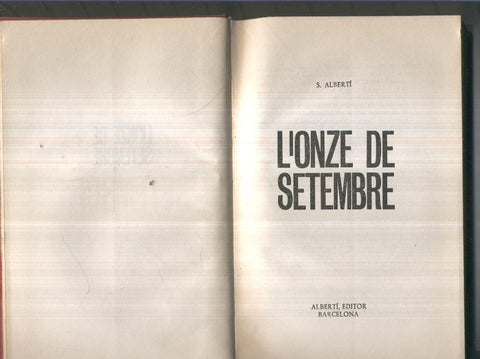 ONZE DE SETEMBRE