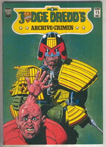 JUDGE DREDD, Juez Dredd: ARCHIVO DEL CRIMEN: Numero 03 (Zinco 1990)