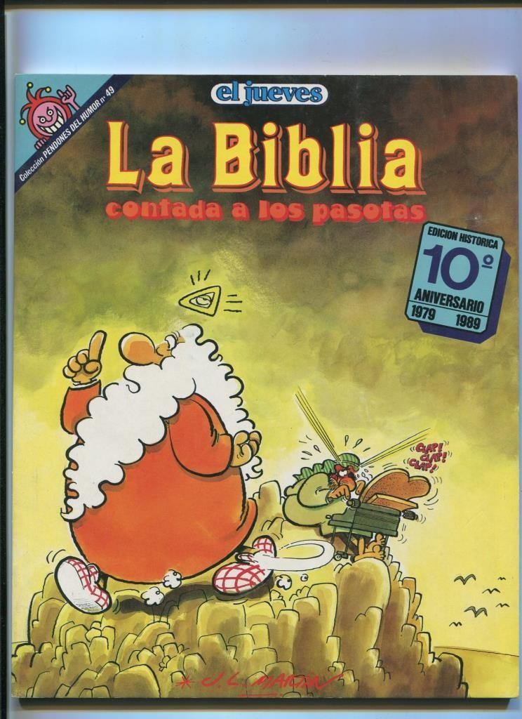 Pendones del humor numero 049: La Biblia contada a los pasotas  (edicion 10 aniversario 1979-1989)