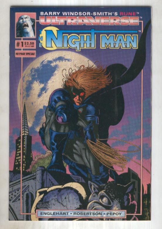 THE NIGHT MAN Vol.1: Numero 01 (Malibu Comics 1993)