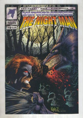 THE NIGHT MAN Vol.1 No.08: Savagery (Malibu Comics 1994)