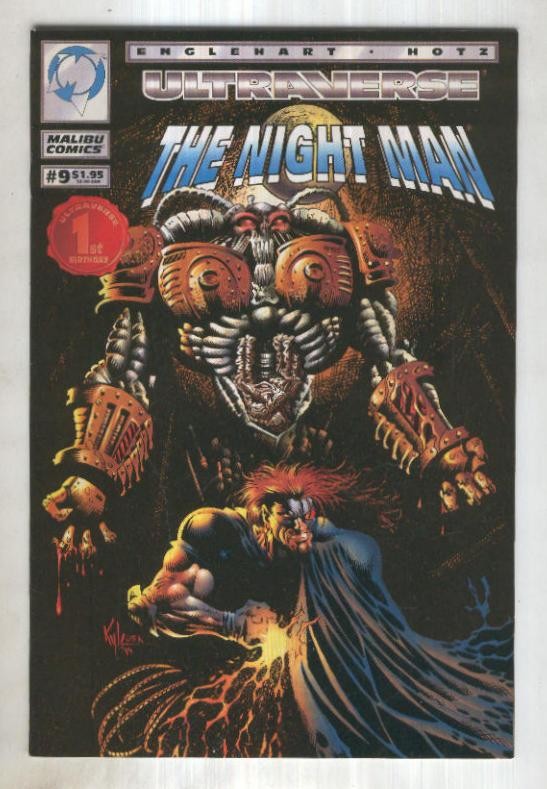 THE NIGHT MAN Vol.1 No.09: Solitary (Malibu Comics 1994)