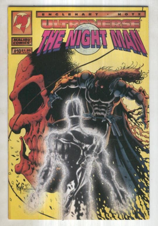 THE NIGHT MAN Vol.1 No.10: Chalk (Malibu Comics 1994)