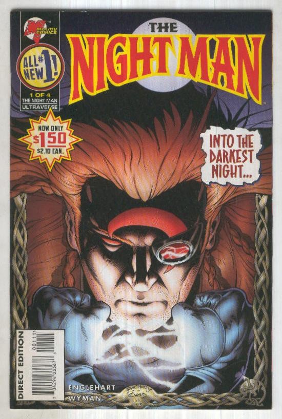 THE NIGHT MAN, Vol.02 No.01: The Nights A Shine with Stars (Malibu 1995)