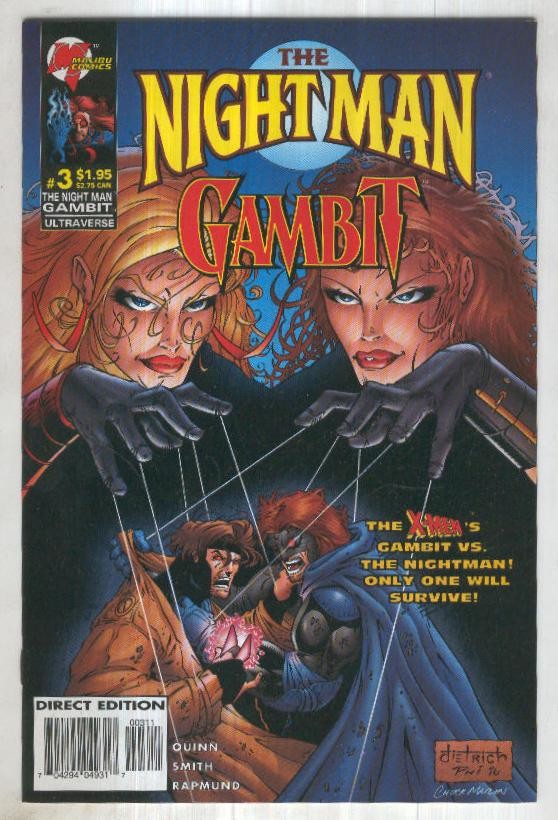 THE NIGHT MAN AND GAMBIT, Vol.1: Numero 03 (Malibu 1996)