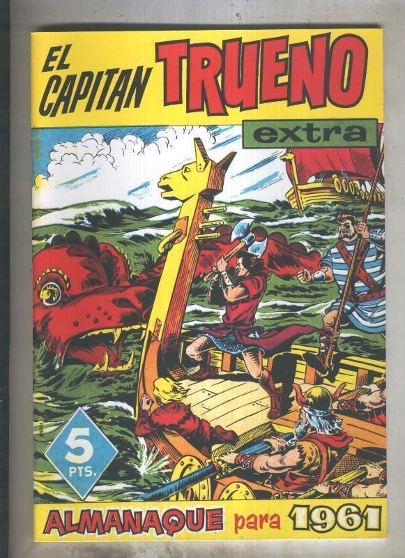 El Capitan Trueno facsimil almanaque extra 1961