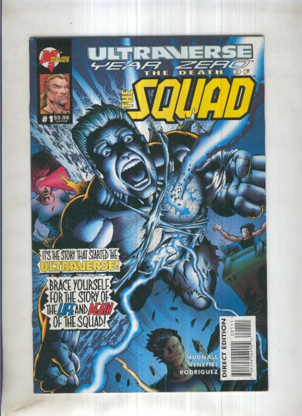 ULTRAVERSE ZERO: THE DEATH SQUAD: Vol.1: Numero 01 (Malibu 1995)