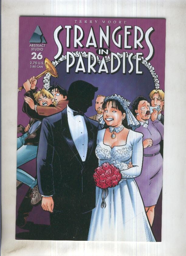 STRANGERS IN PARADISE: Vol.3 No.26: Running Late (Abstract Studios 1999)