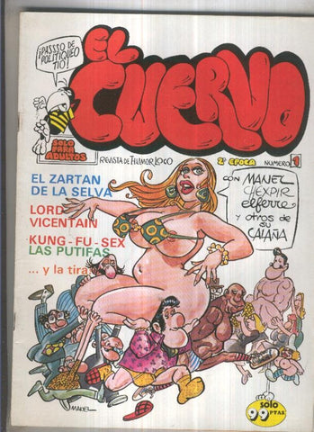 El Cuervo revista de humor loco segunda epoca  numero 1