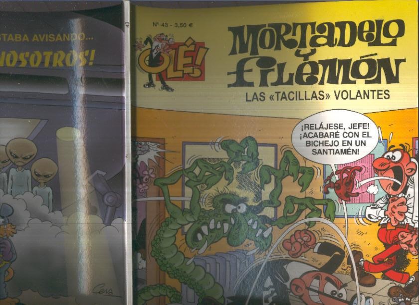 Ole numero 043: Mortadelo y Filemon : Las tacillas volantes (numerado 2 en interior trasera(