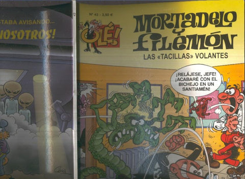 Ole numero 043: Mortadelo y Filemon : Las tacillas volantes (numerado 2 en interior trasera(