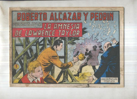Roberto Alcazar y Pedrin original numero 1215: La amnesia de Lawrence Taylor
