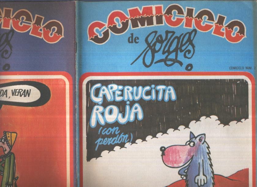 Comiciclo de Forges numero 02: Caperucita Roja (numerado 2 en trasera)