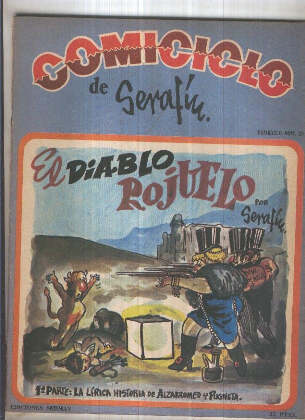 Comiciclo de Serafin numero 25: El diablo rojuelo
