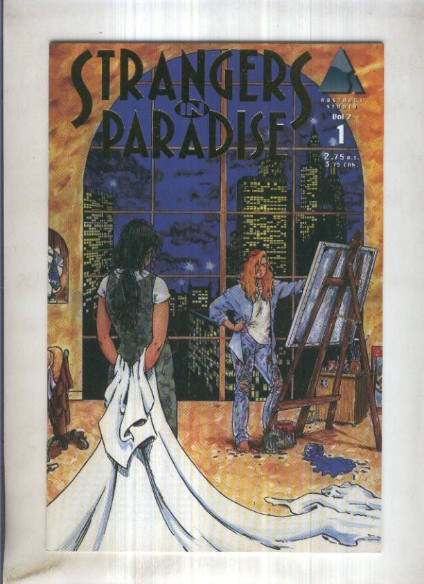 STRANGERS IN PARADISE, Vol.2 Gold Series Reprint: Numero 01 (Abstract Studios 1994)