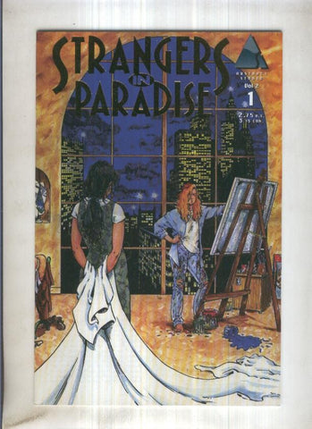 STRANGERS IN PARADISE, Vol.2 Gold Series Reprint: Numero 01 (Abstract Studios 1994)