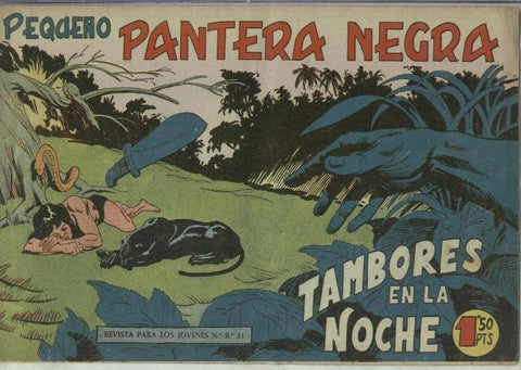 Pequeño Pantera Negra numero 133: Tambores en la noche