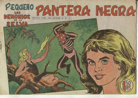Pequeño Pantera Negra numero 168: Los demonios de la selva