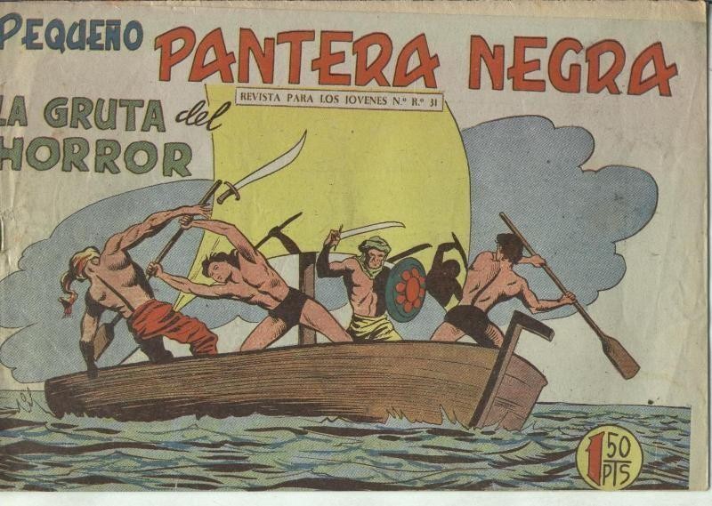 Pequeño Pantera Negra numero 180: la gruta del horror