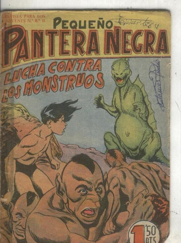 Pequeño Pantera Negra numero 096: Lucha contra los monstruos