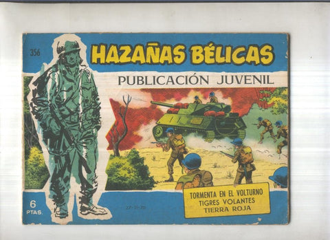 Hazañas Belicas azules numero 356: Tormenta en el volturno de