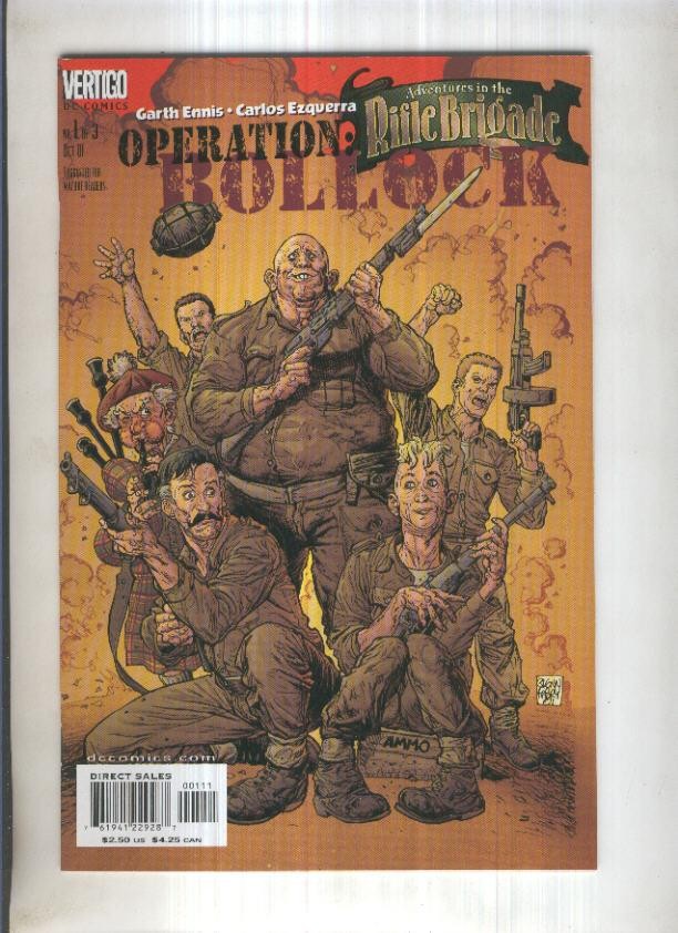 ADVENTURES IN THE RIFLE BRIGADE: OPERATION BOLLOCK, No.01 de 03  (DC 2001) 