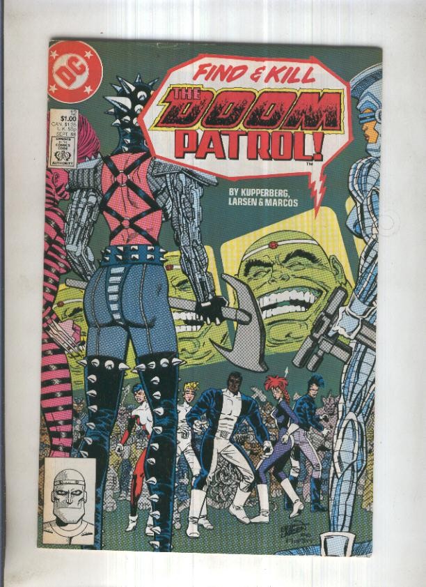 DOOM PATROL , Vol.1 No.12: Invasion (DC 1988) 