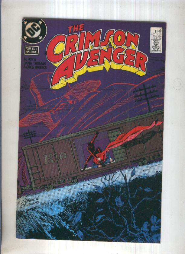 THE CRIMSON AVENGER, Vol.1 No.02: The Dark Cross Conspiracy 2 (DC 1988) 