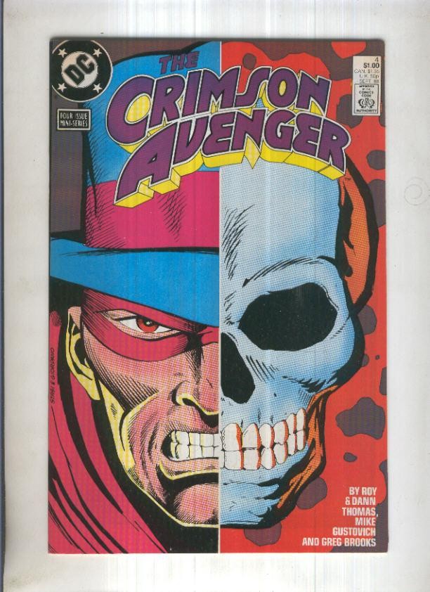 THE CRIMSON AVENGER, Vol.1 No.04: The Masquerade (DC 1988) 