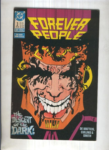 FOREVER PEOPLE, Mini-Serie No.03: Forevers End (Nro.02 en trasera)