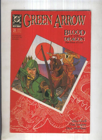 GREEN ARROW, Vol.2 No.24: Blood of the Dragon IV (DC 1989)