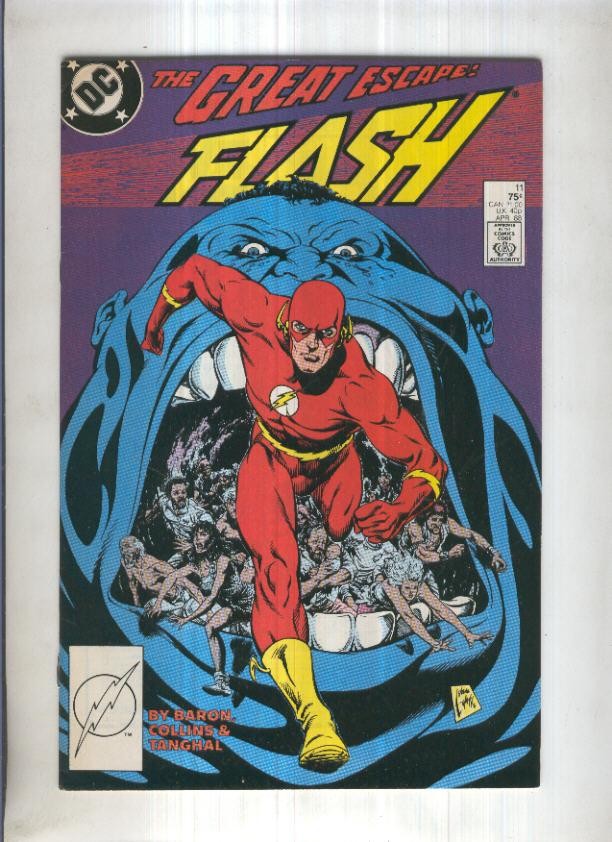 THE FLASH, Vol.2  No.11: Chunk Barges In (DC 1988)