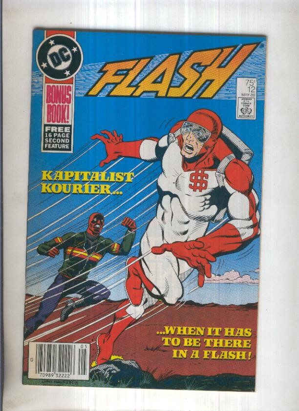 THE FLASH, Vol.2  No.12: Velocity 9 (DC 1988) codigo de Barras