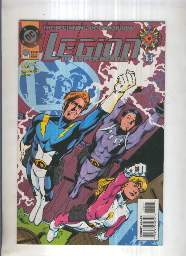 LEGION OF SUPER-HEROES, Vol.1 No.00: Time And Chance (DC 1994) 