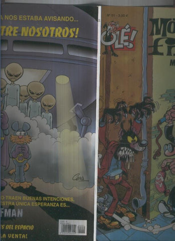 Ole numero 051: Mortadelo y Filemon: Mision de perros (numerado 2 en interior cubierta)