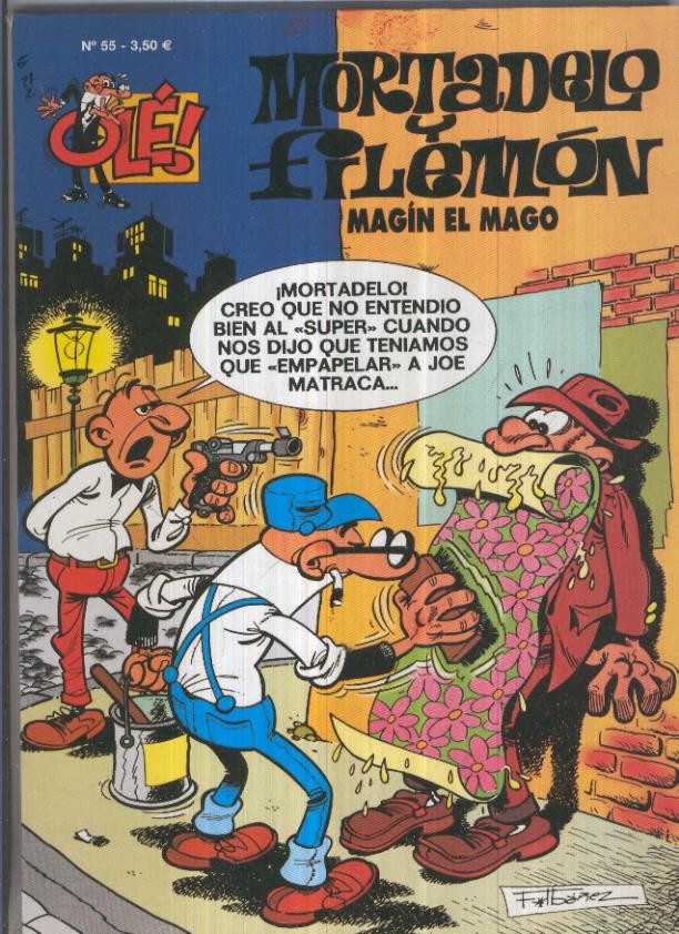 Ole numero 055: Mortadelo y Filemon: Magin el mago (numerado 1 en trasera)