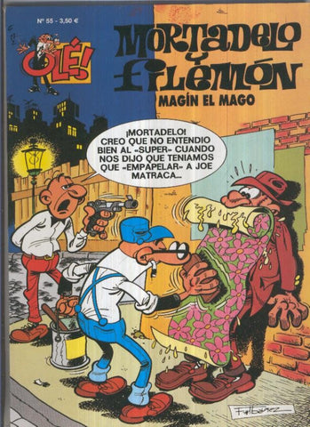 Ole numero 055: Mortadelo y Filemon: Magin el mago (numerado 1 en trasera)