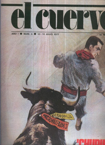 El Cuervo revista de humor numero 006 (1977): Ernesto Gimenez Caballero
