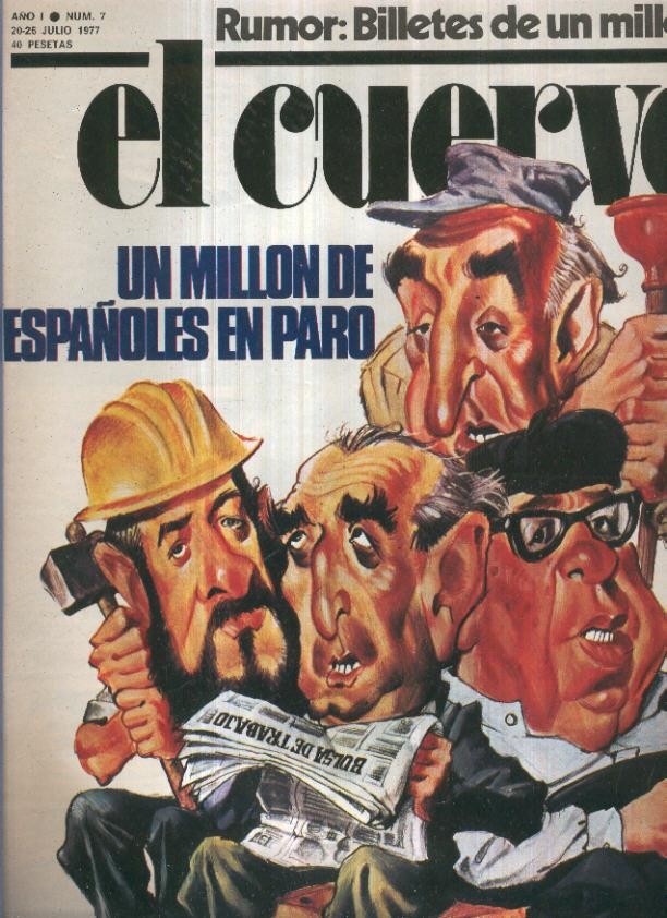 El Cuervo revista de humor numero 007 (1977) : Alfonso Guerra