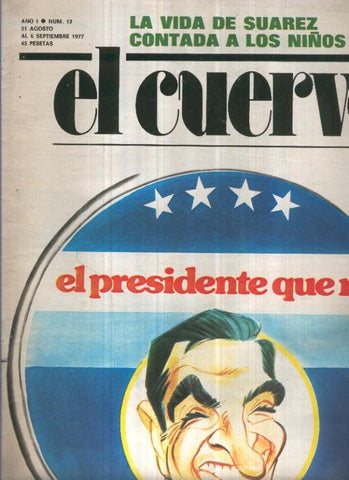 El Cuervo revista de humor numero 013 (1977): Pina Lopez Gay